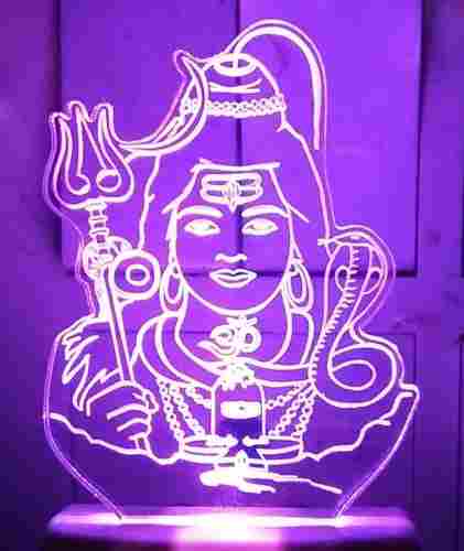 3D Shiva Multi Color LED Night Lamp