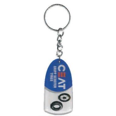 Plastic Acrylic Printed Keychain (Ceat)