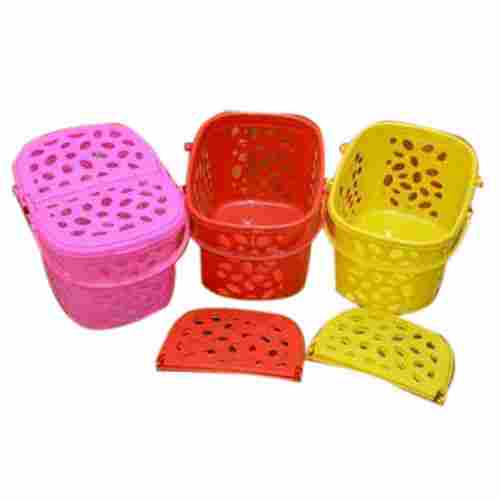 Easy To Carry Plastic Basket