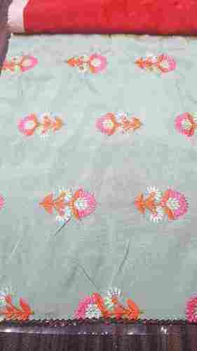 Ladies Embroidered Cotton Silk Saree