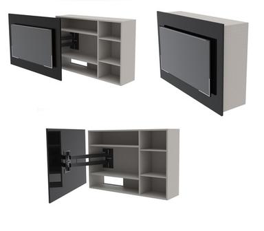 Wall Mounted Tv Unit With Storage Option Carpenter Assembly