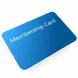 Rectangular Shape PVC Membership Card
