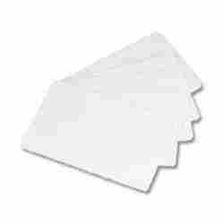 White Color PVC Blank Card