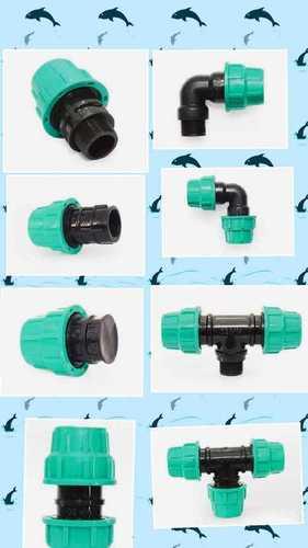 Black And Green Mdpe Pipe Fittings