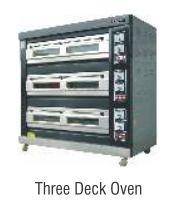 Stainless Steel Electric Three Deck Oven