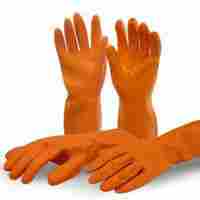 Full Fingers Rubber Safety Gloves