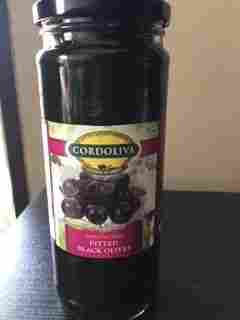 Cordoliva Pitted Black Spanish Olives 440 grams