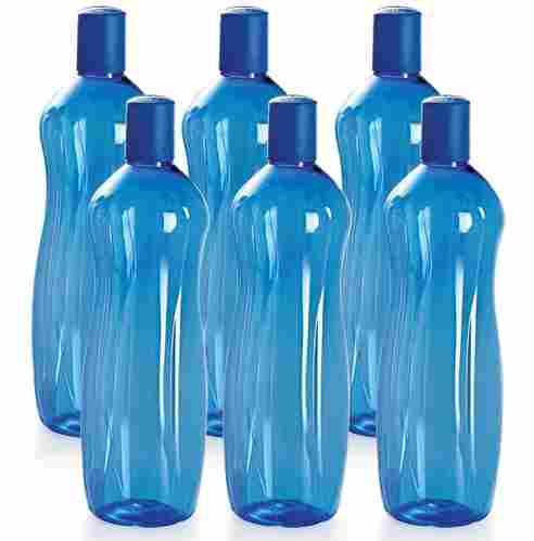 Blue Color Transparent Plastic Bottles