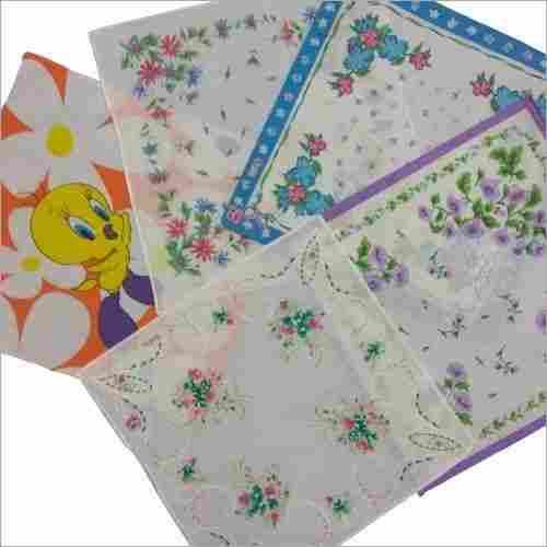 Cotton Fabric Ladies Handkerchief