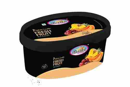 Premium Fresh Fruit Ice Cream Tub