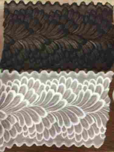 Tricot Embroidery Lace Fabric