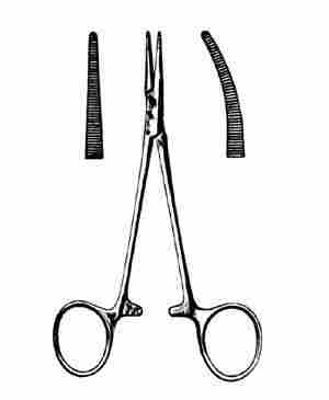 Finger Ring Handle Halstead Mosquito Forceps