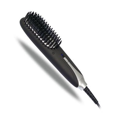 Black Corded Hair Straightener Brush