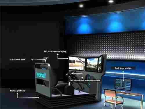 Driving Simulator With Motion Platform And Oem Controls