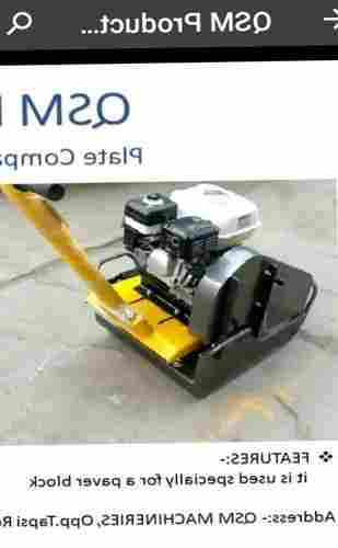 Plate Compactor With Engine (2 Ton)