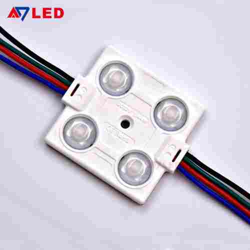 Square 4LEDS RGB 5050 SMD LED Module IP67 Waterproof For Advertising Sign
