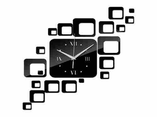 Black Color Designer Clocks