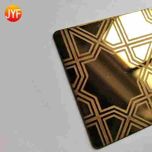 Laser Stainless Steel Titanium Gold Sheet