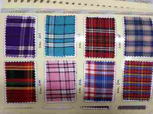 Checked Uniform Suiting Fabric