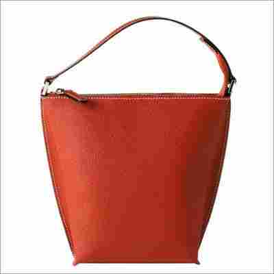 Italian Leather Bucket Handbag