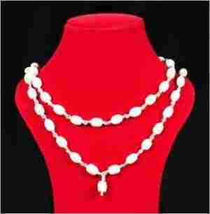 Silver Beads Japa Mala
