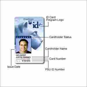 Employee Plastic ID Card