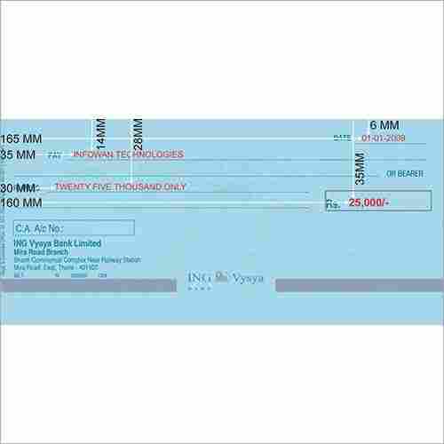 Official Cheque Print Software