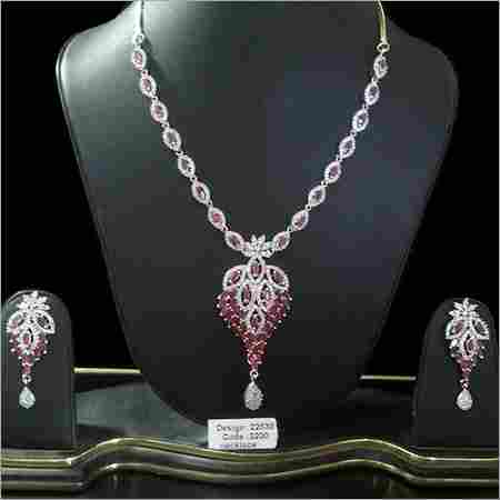 Bridal Diamond Necklace Set