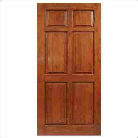 Plain 6 Panel teak wood doors