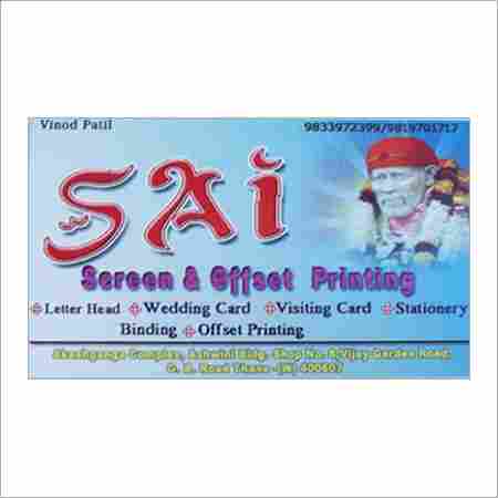 Four Color Visiting Card