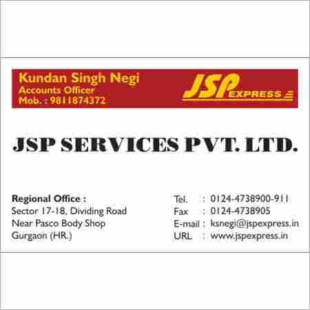 JSP Visiting Card