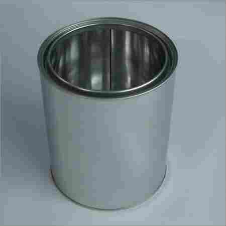 Round Tin Cans For Paint and Ghee