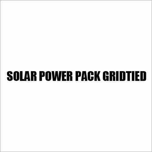 Solar Grid Tied Power Pack