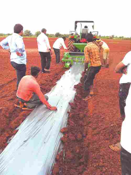 Mulch Laying Machine