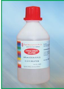 Sodium Citrate Solution 3.8% W.V