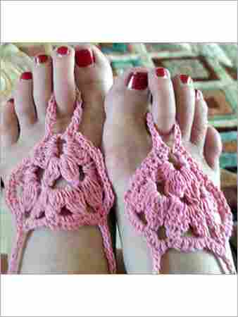Hand Knitted Crochet Sandal
