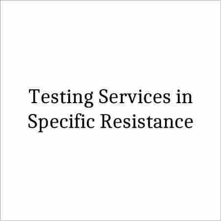 Specific Resistance Testing Services