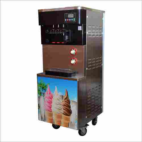 Automatic Waffle Cone Machine Inbuilt With Four Base Wheel