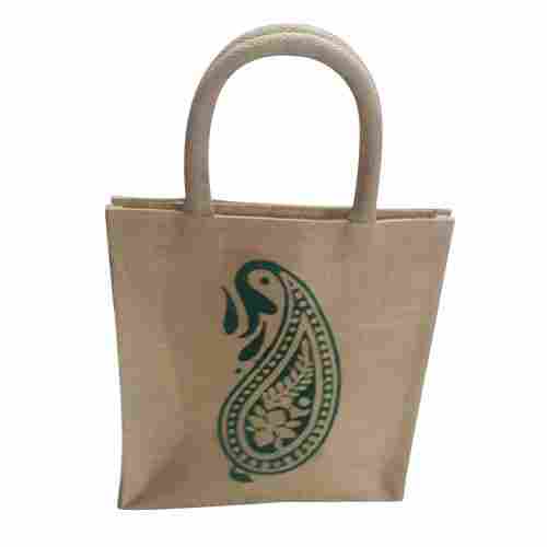 Embroidered Carry Jute Bag