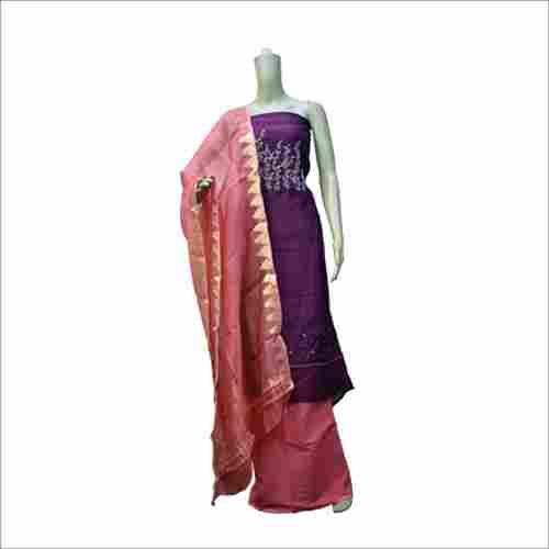 Ladies Chanderi Silk Suit