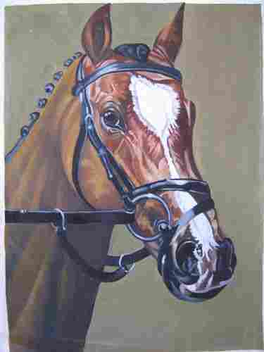 Indian Horse Painting