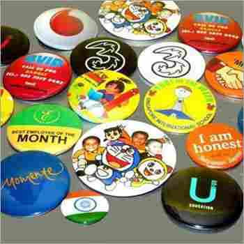 Multicolour Pin Badges