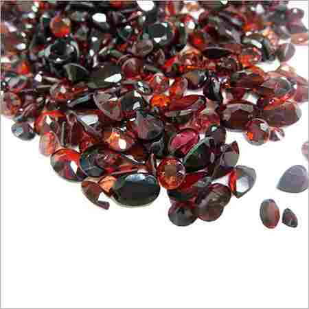 Garnet Calibrated Mixed Shape Faceted Cabochons