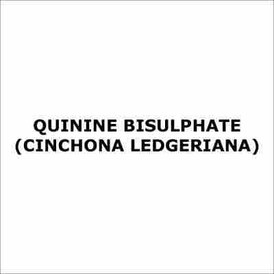 Quinine Bisulphate (Cinchona Ledgeriana)