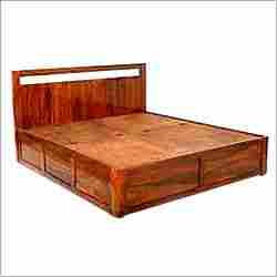  लकड़ी का बॉक्स बेड