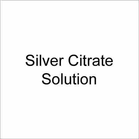 Silver Citrate Solution