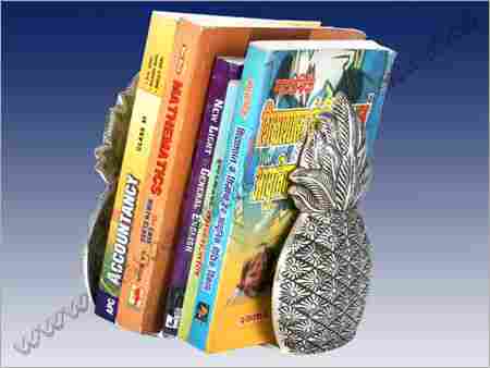 Pineapple Embossed Bookend One Pair