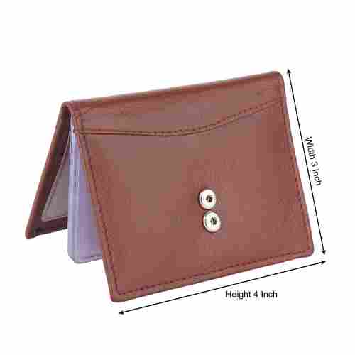 Bi Fold Genuine Leather Credit Card Holder