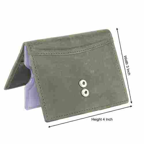 Bi Fold Leather Credit Card Holder