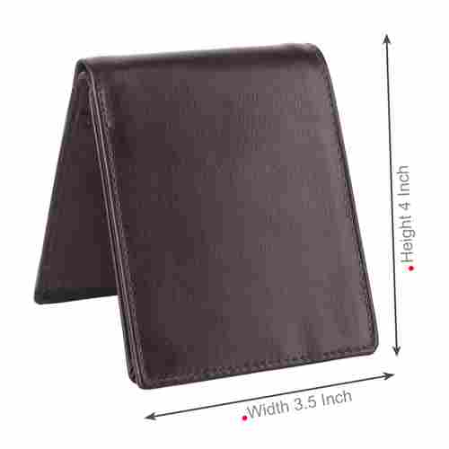 Dark Brown Leather Travel Wallet